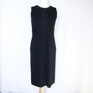 Exclusively Misook Black Sleeveless Dress Small